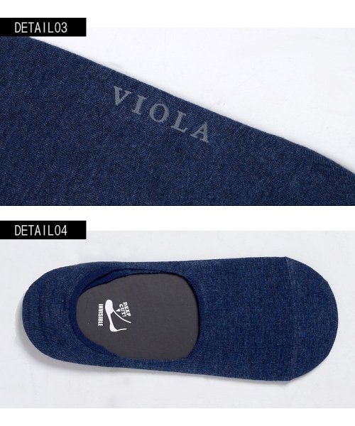 VIOLA(ヴィオラ)/VIOLA【ヴィオラ】インステップ3Pソックス(靴下3枚セット)3PSET/img03