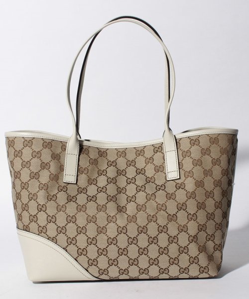 セール Gucci ニューブリット Ggキャンバス トートバッグ Beige Ebony M Wh グッチ Gucci Magaseek