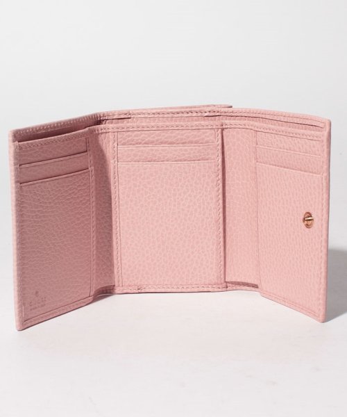 GUCCI(グッチ)/【GUCCI】プチ　マーモント　/　　三つ折りウォレット　【PERFECT　PINK】/img03