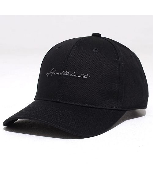 healthknit(ヘルスニット)/Healthknit ツイル刺繍キャップ メンズ 帽子 CAP ベースボールキャップ ロゴ 刺繍 ワンポイント ユニセックス ブランド ホワイト ブラック タイ/img06