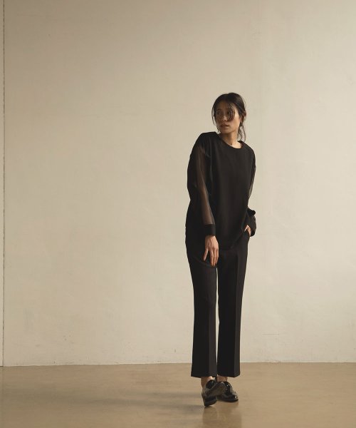 marjour(マージュール)/SEE　THROUGH　SLEEVE　BLOUSE/img15