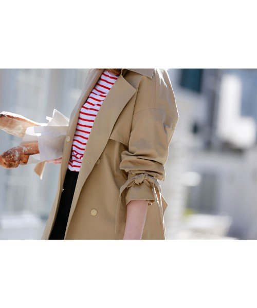 marjour(マージュール)/RIBBON　CUFF　TRENCH　COAT/img06