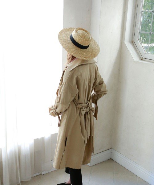 marjour(マージュール)/RIBBON　CUFF　TRENCH　COAT/img10