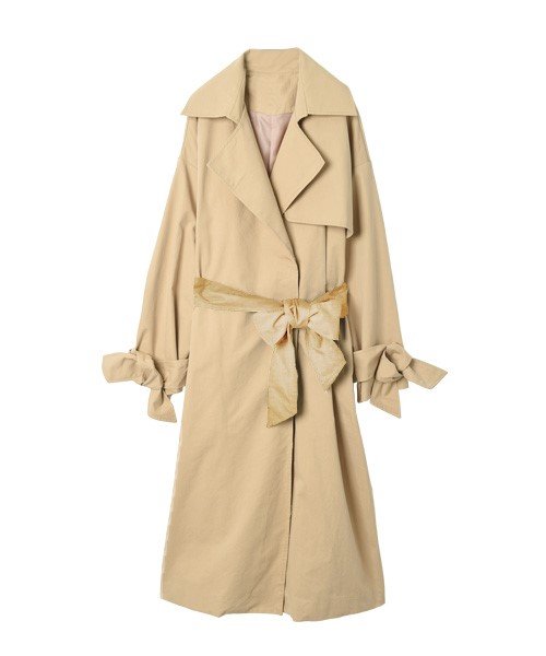 marjour(マージュール)/RIBBON　CUFF　TRENCH　COAT/img13