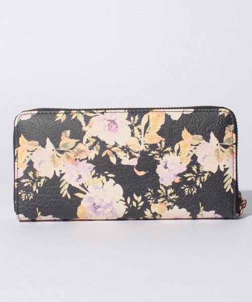 rienda(BAG)(リエンダ（バッグ）)/【rienda】VINTAGE　ROSE　FLOWER　PRINT　ラウンドジップウォレット/img02