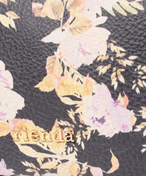 rienda(BAG)(リエンダ（バッグ）)/【rienda】VINTAGE　ROSE　FLOWER　PRINT　W　ZIPポーチ/img05