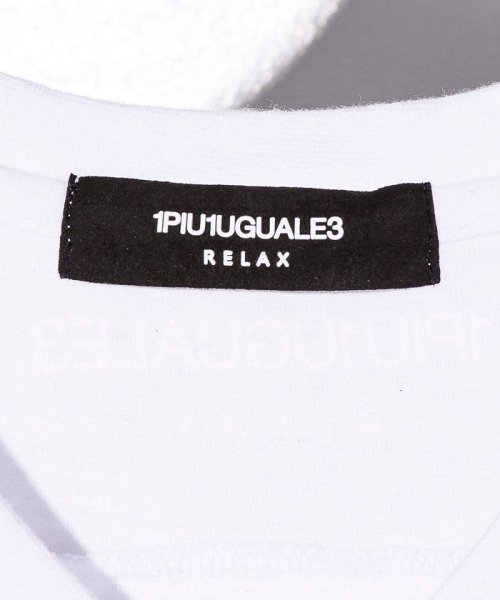 1PIU1UGUALE3 RELAX(1PIU1UGUALE3 RELAX)/1PIU1UGUALE3 RELAX(ウノピゥウノウグァーレトレ) ハイデンプリントポケット付Tシャツ/img02
