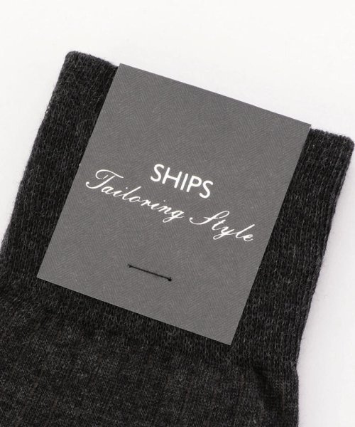 SHIPS MEN(シップス　メン)/SHIPS: ストライプ（5mm) コットン ドレス ソックス/img01