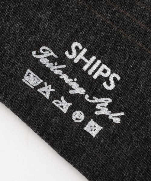 SHIPS MEN(シップス　メン)/SHIPS: ストライプ（5mm) コットン ドレス ソックス/img04