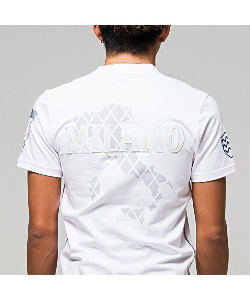 VIOLA(ヴィオラ)/VIOLA【ヴィオラ】サイドライン貼付けVネック半袖Tシャツ/img03