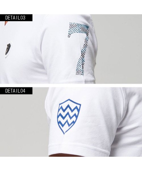 VIOLA(ヴィオラ)/VIOLA【ヴィオラ】サイドライン貼付けVネック半袖Tシャツ/img09