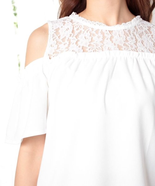 新品タグ付きアラマンダ(イング)のヨークレースカットソー☆ WEB 