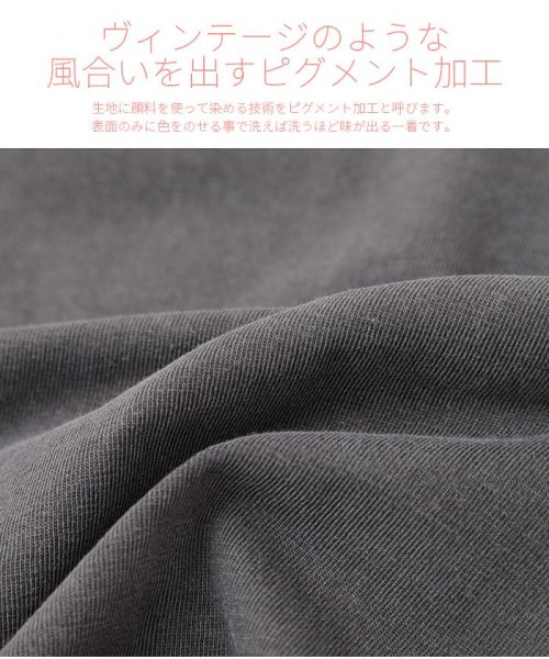 CavariA(キャバリア)/CavariA【キャバリア】ピグメント加工半袖Tシャツ/img43