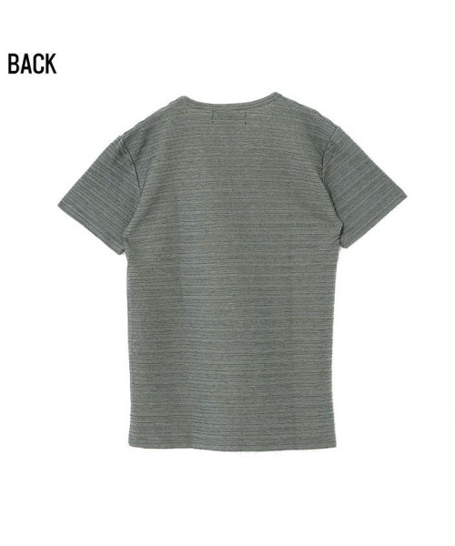VICCI(ビッチ)/VICCI【ビッチ】タックジャガードVネック半袖Tシャツ/img16