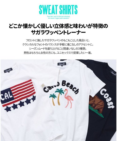 CavariA(キャバリア)/CavariA【キャバリア】サガラワッペンクルーネック半袖Tシャツ/img18