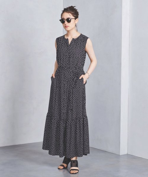 セール Uwsc ドット ノースリーブ マキシワンピース ユナイテッドアローズ United Arrows Magaseek