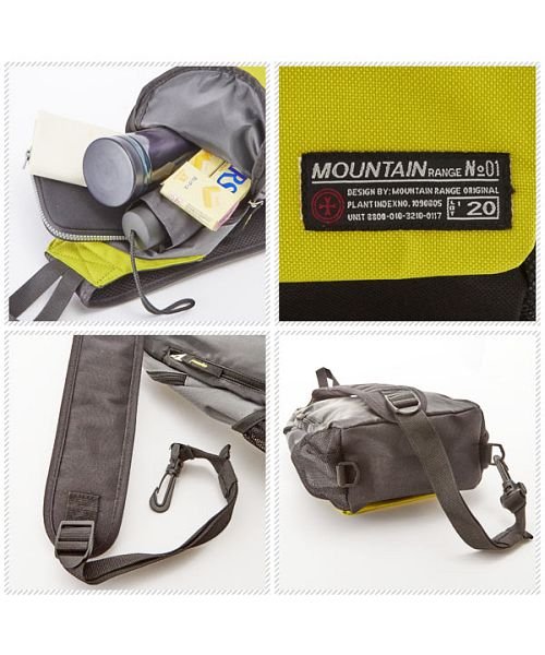 マウンテンレンジ MOUNTAIN RANGE #BOB02#BOB03 ボディバッグ ユニセックス 人気・おすすめ｜多用途・生活用品におすすめ キャンペーン中 即納 即日発送サービス