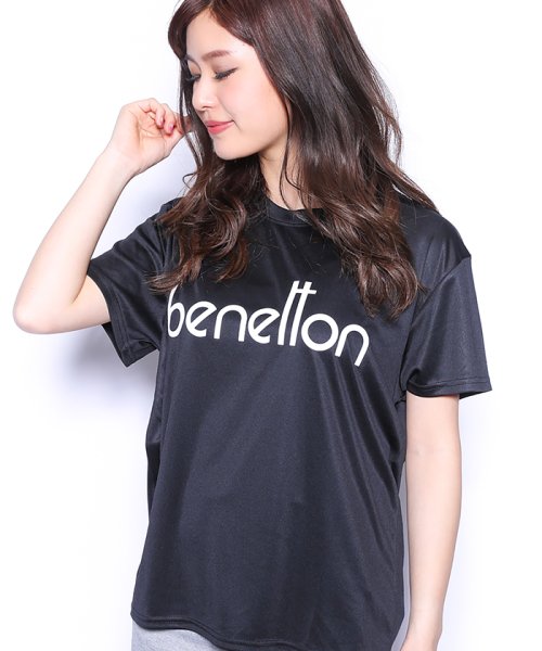 BENETTON (women)(ベネトン（レディース）)/ベネトンBIG半袖ラッシュTシャツ・ラッシュガード(UV加工UPF50＋)/img02