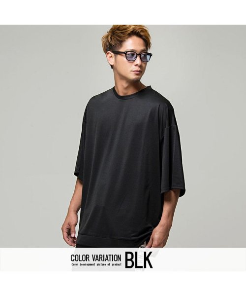 VICCI(ビッチ)/VICCI【ビッチ】ビッグシルエットクルーネック5分袖Tシャツ/img01