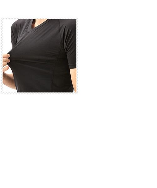 BACKYARD FAMILY(バックヤードファミリー)/BT冷感 パワーストレッチ半袖Vネックシャツ JW622/img01