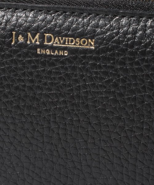J&M DAVIDSON(ジェイアンドエム　デヴィッドソン)/【J&M DAVIDSON】ラウンドジップ長財布 / ELONGATED ZIP WALLET 【BLACK】/img04