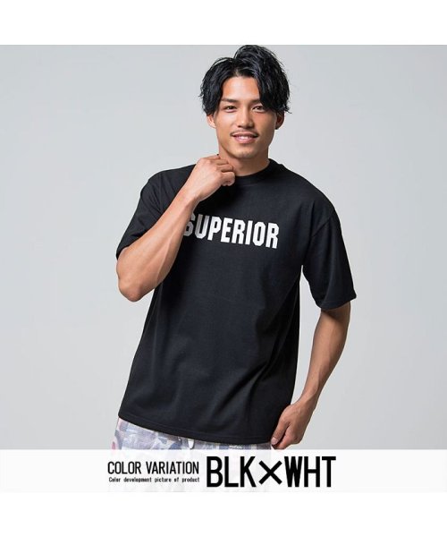 CavariA(キャバリア)/CavariA【キャバリア】SUPERIORビッグペイントバックプリントクルーネック半袖Tシャツ/img07