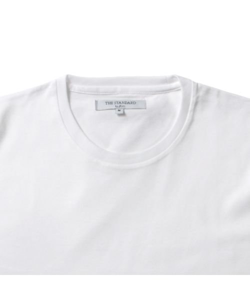 THE CASUAL(ザ　カジュアル)/(バイヤーズセレクト)Buyer's Select 日本製シルケットコーマ天竺クルーネック白Tシャツ/img15