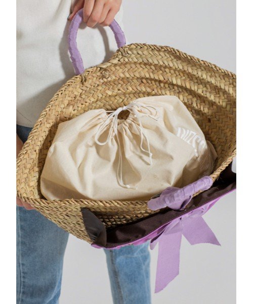 STYLE DELI(スタイルデリ)/【MAISON CONNIE】02－cross wrap ribbon basket bag/img23