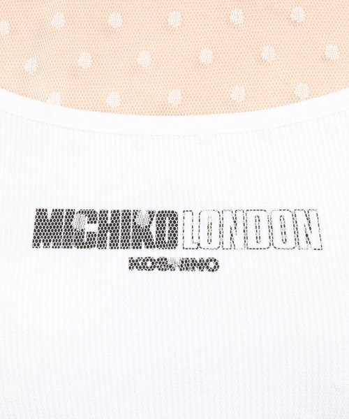 VIS(ビス)/【MICHIKO LONDON KOSHINO×ViS】チュールプルオーバー＋キャミセット/img06