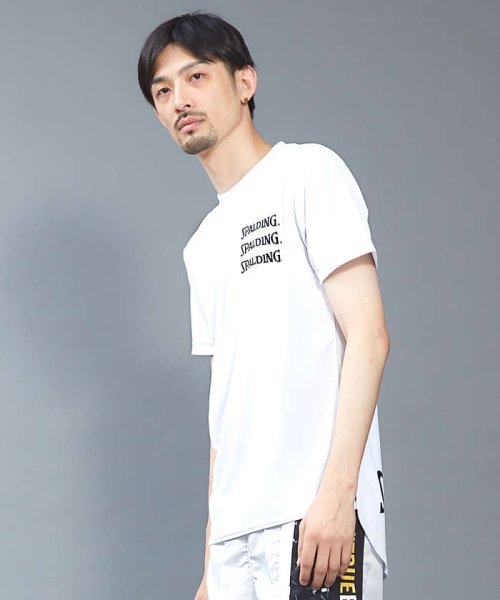 5351POURLESHOMMES(5351POURLESHOMMES)/【SPALDING×5351】ロゴデザインTシャツ/img02