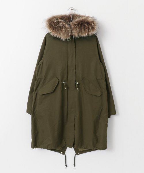 URBAN RESEARCH ROSSOインナーダウン付きモッズコート