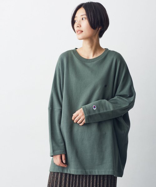 nano・universe(ナノ・ユニバース)/【GINZA(web) 掲載】【MIHO NOJIRI × nano・universe】Champion/別注コットンテリーフリースビッグトップス/img06