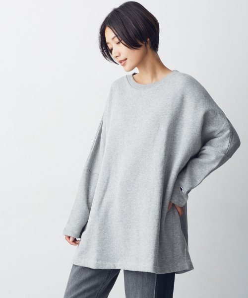 nano・universe(ナノ・ユニバース)/【GINZA(web) 掲載】【MIHO NOJIRI × nano・universe】Champion/別注コットンテリーフリースビッグトップス/img10