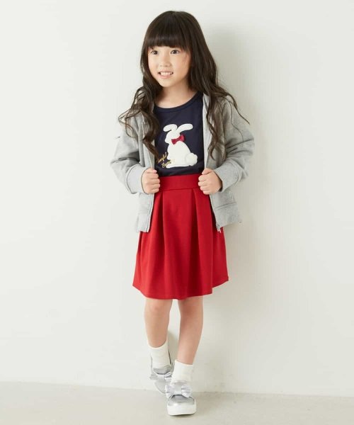 a.v.v(KID'S)(アー・ヴェ・ヴェキッズ)/[100－130]うさぎモチーフカットソー[WEB限定サイズ]/img02