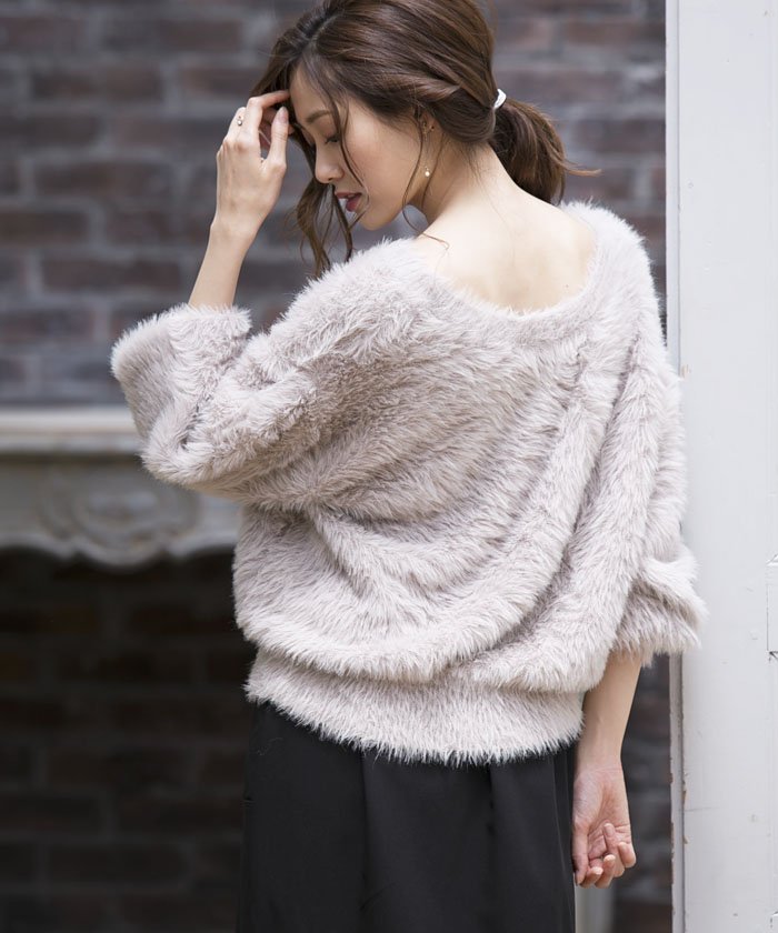 ROPE' PICNIC フェザーヤーンプルオーバー