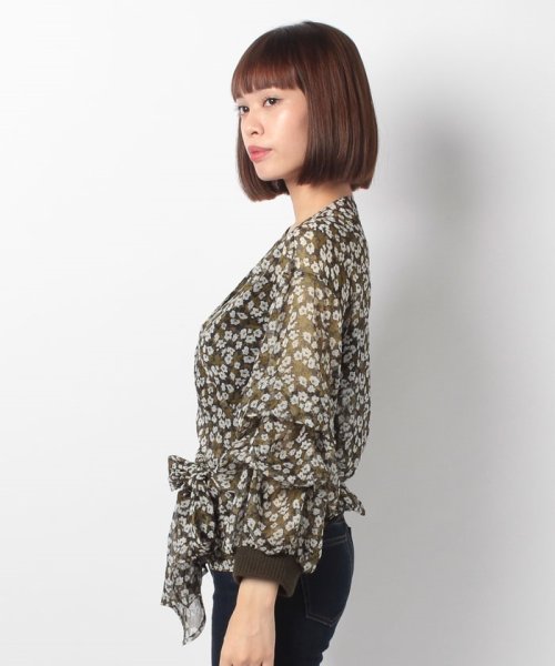 actuelselect(アクチュエルセレクト)/【GHOSPELL】Floral Knit Rib Top/img01