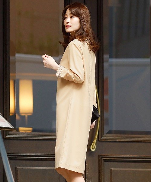 結婚式 パーティー ビジュー クラシカルワンピース プールヴー Pourvous Magaseek 結婚式 パーティー ビジュー クラシカルワンピース プールヴー Pourvous Magaseek