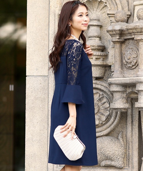 リアルサープラス パーティー ボートネック ベルスリーブ ワンピース ドレス Sale 公式 Utshobcourier Com