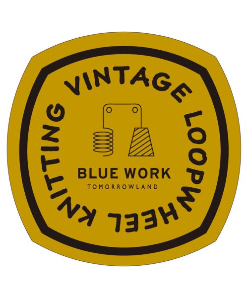 BLUE WORK(BLUE WORK)/吊天竺 ビッグシルエット ポケットTシャツ/img11