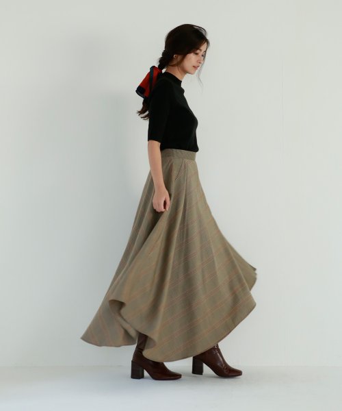 marjour(マージュール)/CHECK SWITCHING SKIRT/img02