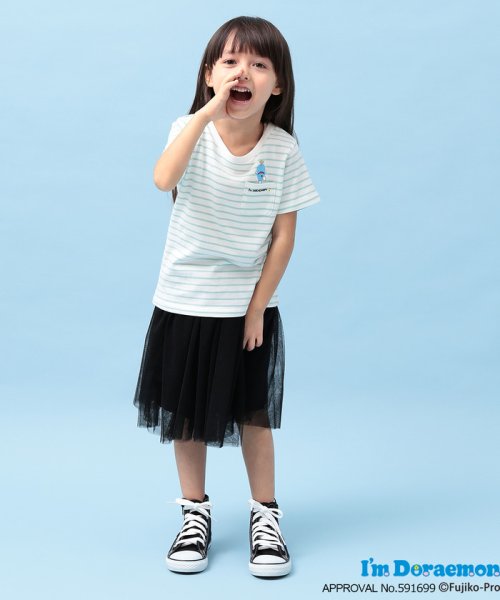 ROPE' PICNIC　KIDS(ロぺピクニックキッズ)/【ROPE' PICNIC KIDS】【I'm Doraemon】ボーダーTシャツ/img12