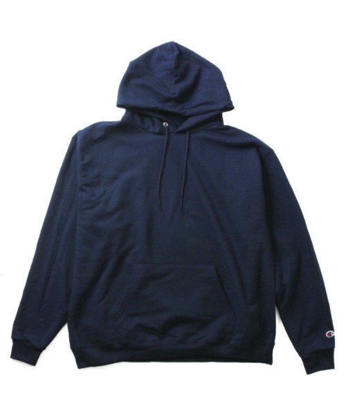 THE CASUAL(ザ　カジュアル)/(チャンピオン) Champion ベーシック ビッグ スウェット 裏起毛 ロゴ 入り 長袖 プルオーバー パーカー Mサイズ ネイビー/img14