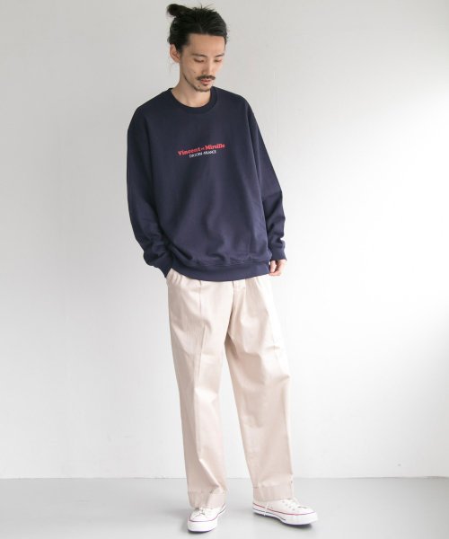 URBAN RESEARCH(アーバンリサーチ)/Vincent et Mireille　LOGO CREW SWEAT/img01