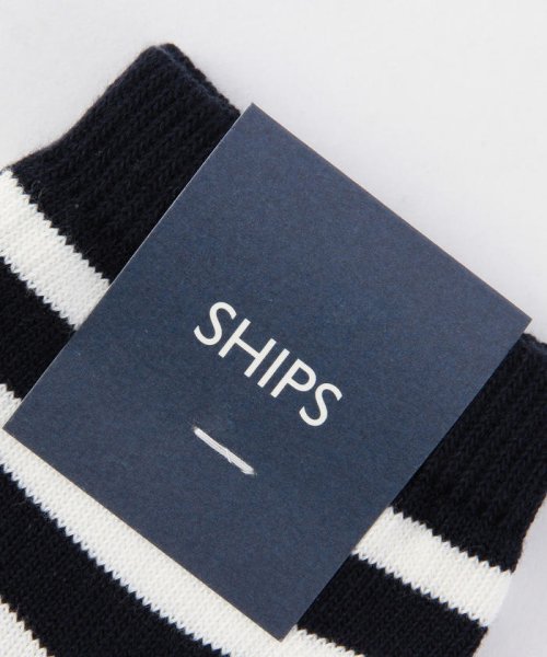 SHIPS MEN(シップス　メン)/SC: SHIPS（シップス）ボーダー クォーターソックス/img01