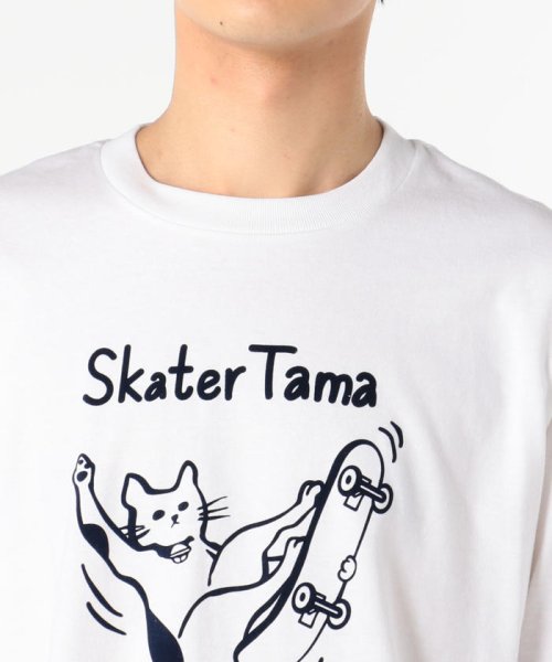 POCHITAMA LAND(ポチタマランド)/Skater Tama ロングスリーブTシャツ/img04