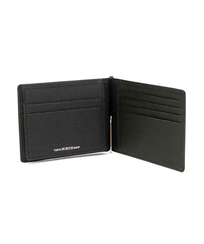 【未使用級】PORTER カレント マネークリップ 財布 メンズ レザー 黒 PORTER ポーター カレント マネークリップ 052-02215 吉田カバン