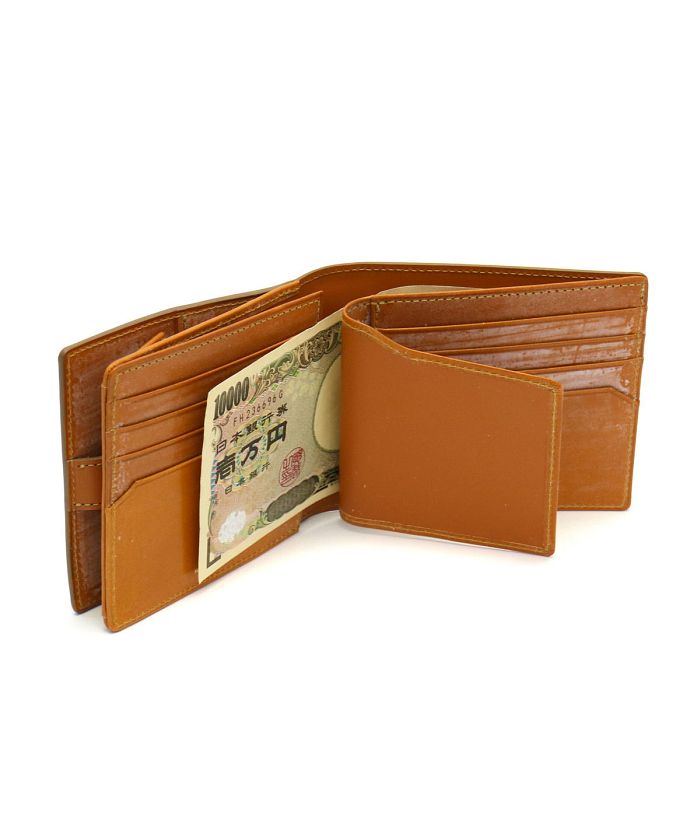 美品PORTER『BILL BRIDLE』 二つ折り財布 ブライドルレザー青 公式