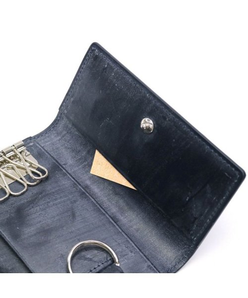 ポーター ビル ブライドル キーケース 185－02260 吉田カバン PORTER BILL BRIDLE 本革 レザー また ブラックとロンドンタンはゴールド ネイビーにはシルバーの金具を採用しています