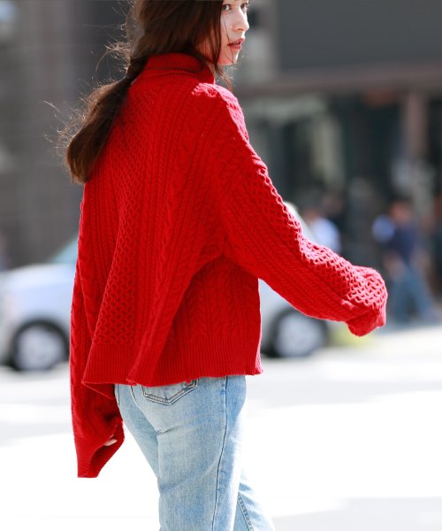 marjour(マージュール)/ROUGE KNIT/img02