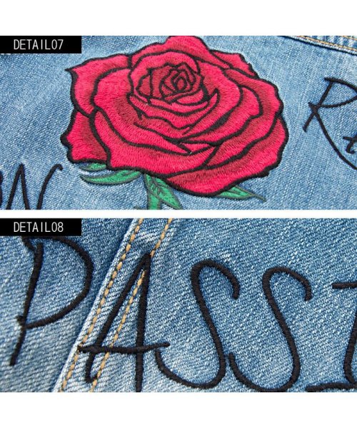 razz(ラズ)/RAZZIS【ラズ】Rose Denim Jacket（デニムジャケット）/img16